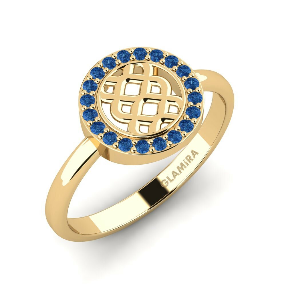 Donker Blauwe Zirkoon Ringen Jinat
