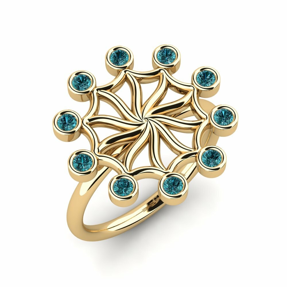 Blauwe Diamant Ringen Jochot