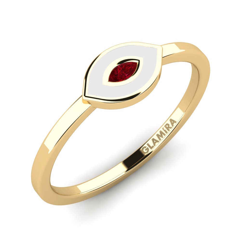 Red Zirconia Ring Knosta