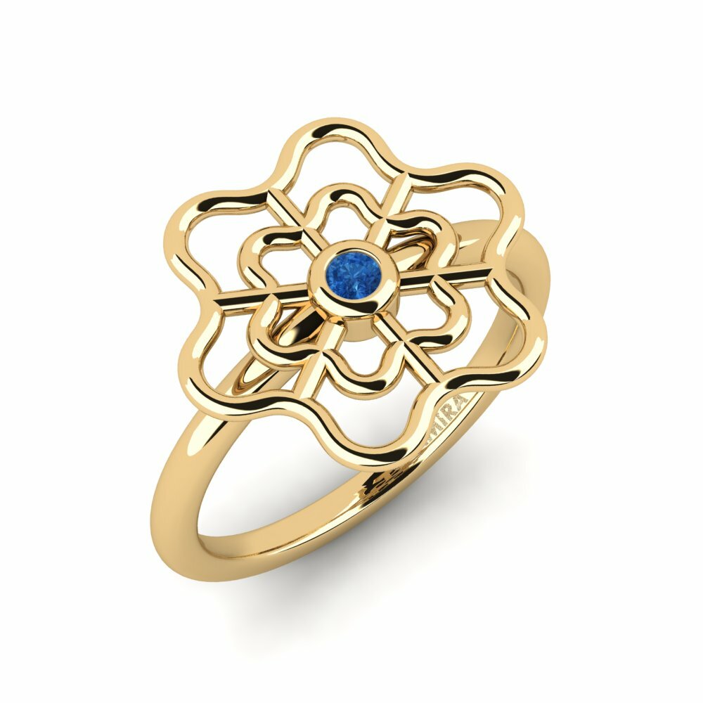 Donker Blauwe Zirkoon Ringen Kohy