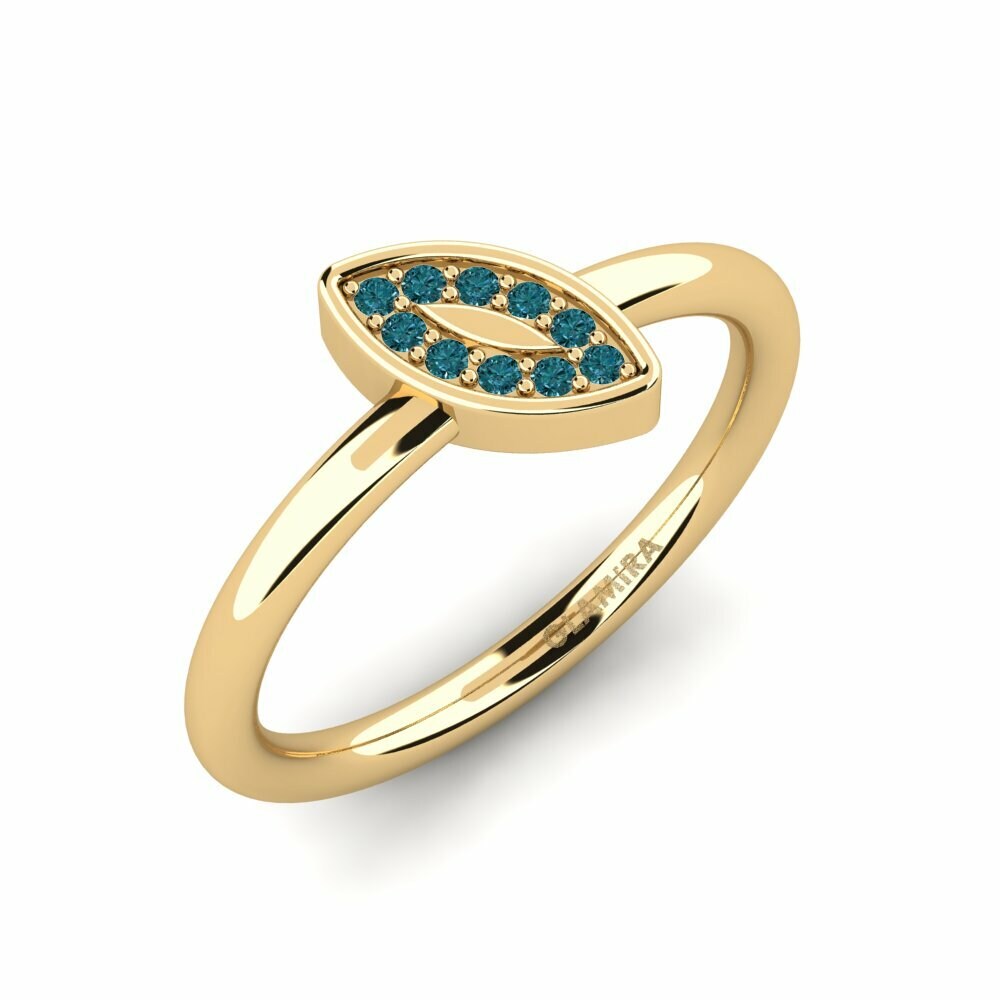 Blauwe Diamant Ringen Koruklus