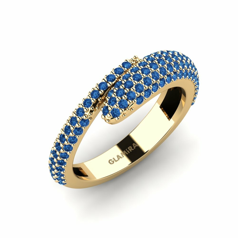 Donker Blauwe Zirkoon Ringen Laism