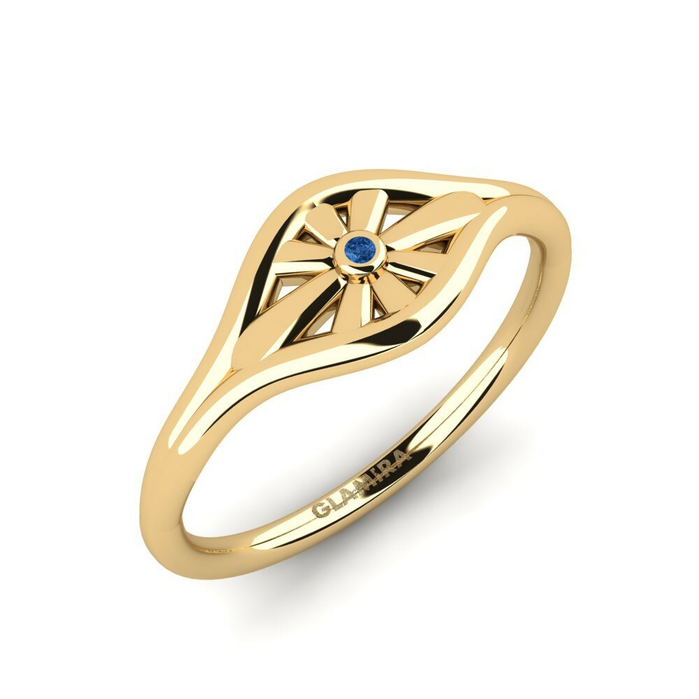 Donker Blauwe Zirkoon Ringen Latom