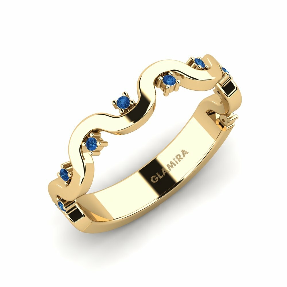 Donker Blauwe Zirkoon Ringen Libarialy