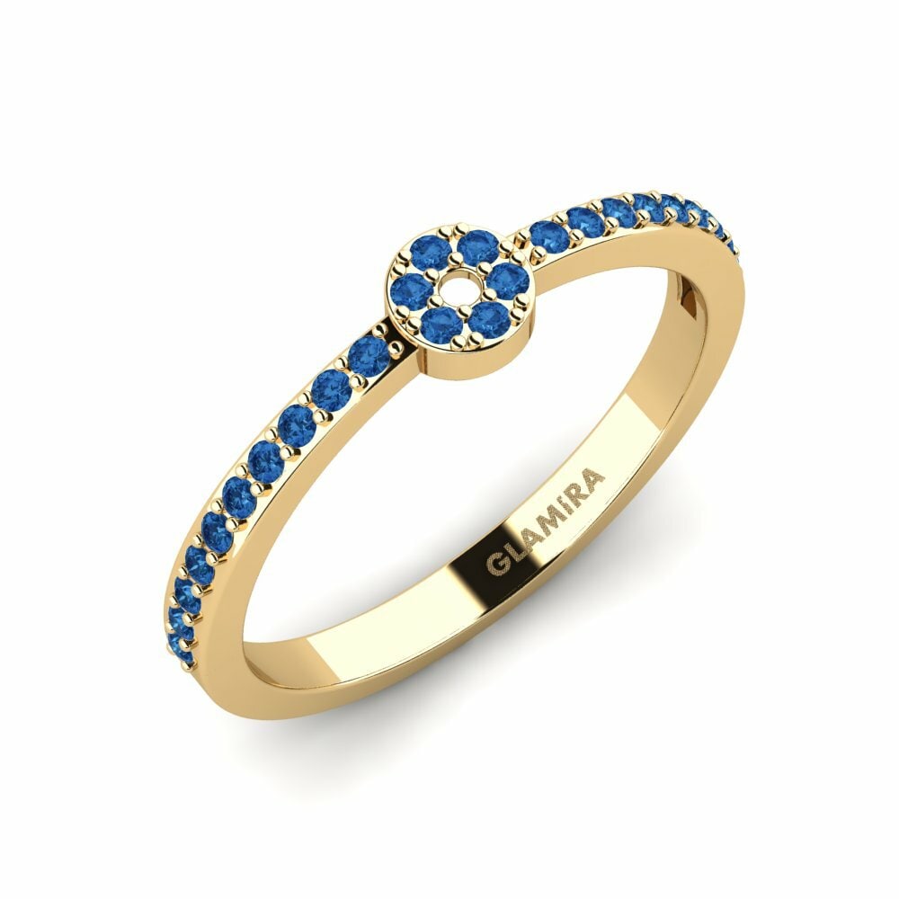 Donker Blauwe Zirkoon Ringen Ligenes