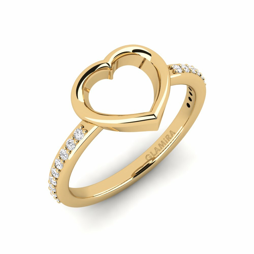 White sapphire Ring Lixio