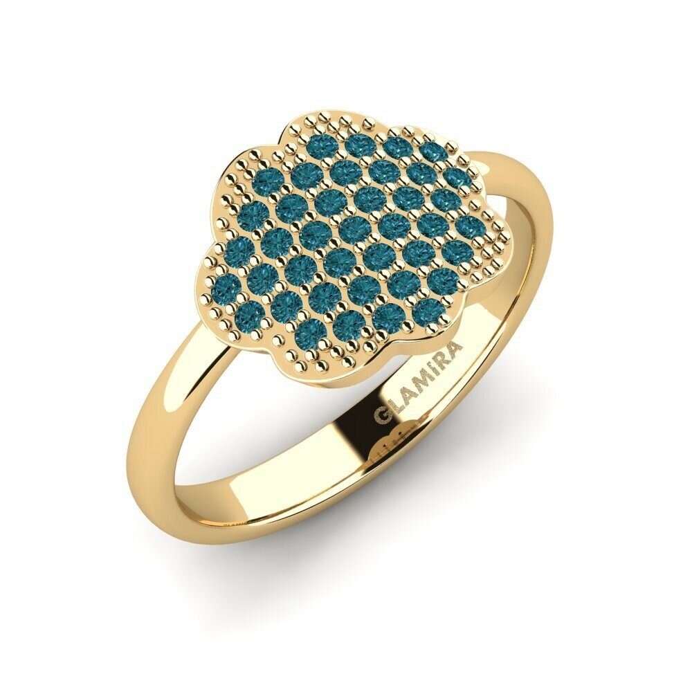 Blauwe Diamant Ringen Lubal