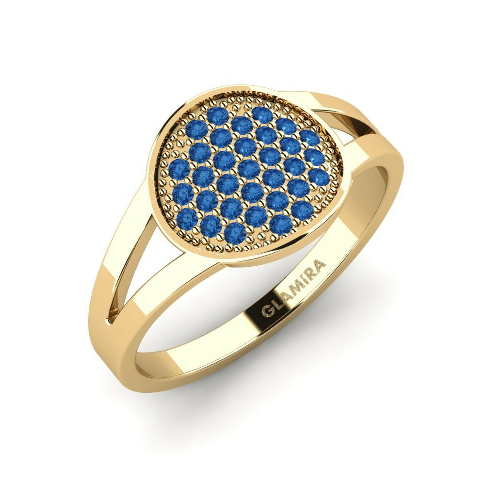 Donker Blauwe Zirkoon Ringen Luris