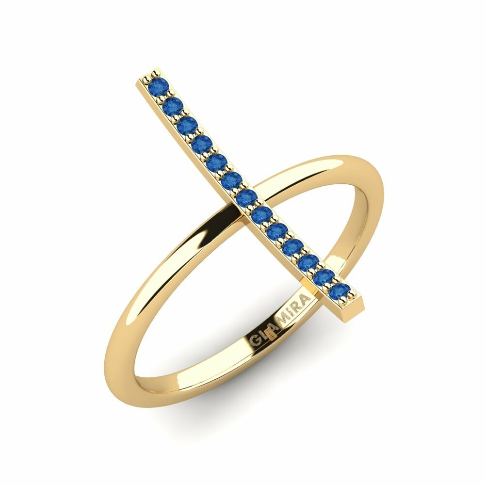 Donker Blauwe Zirkoon Ringen Snola