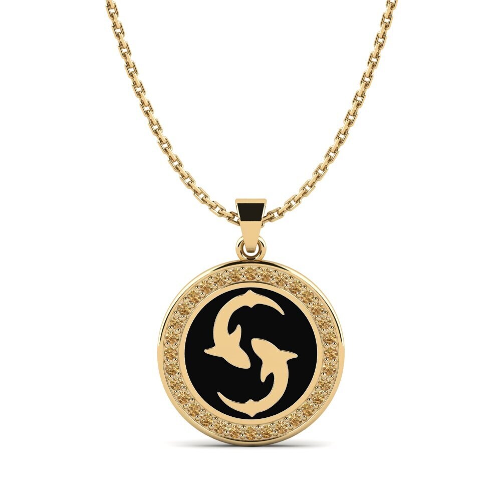 Brown Diamond Women's Pendant Thism