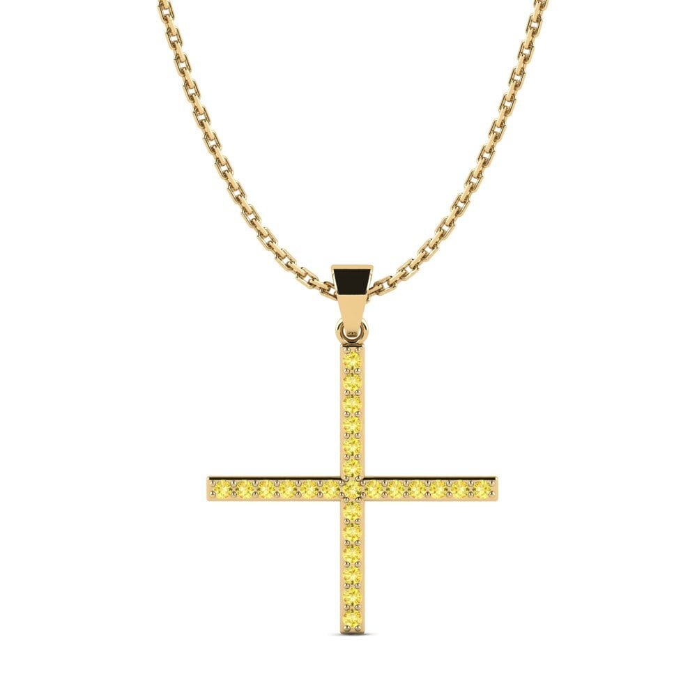 Yellow Sapphire Women's Pendant Togis