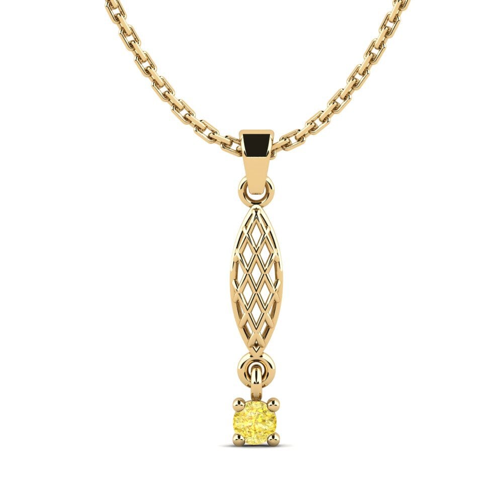 Yellow Sapphire Women's Pendant Urtism