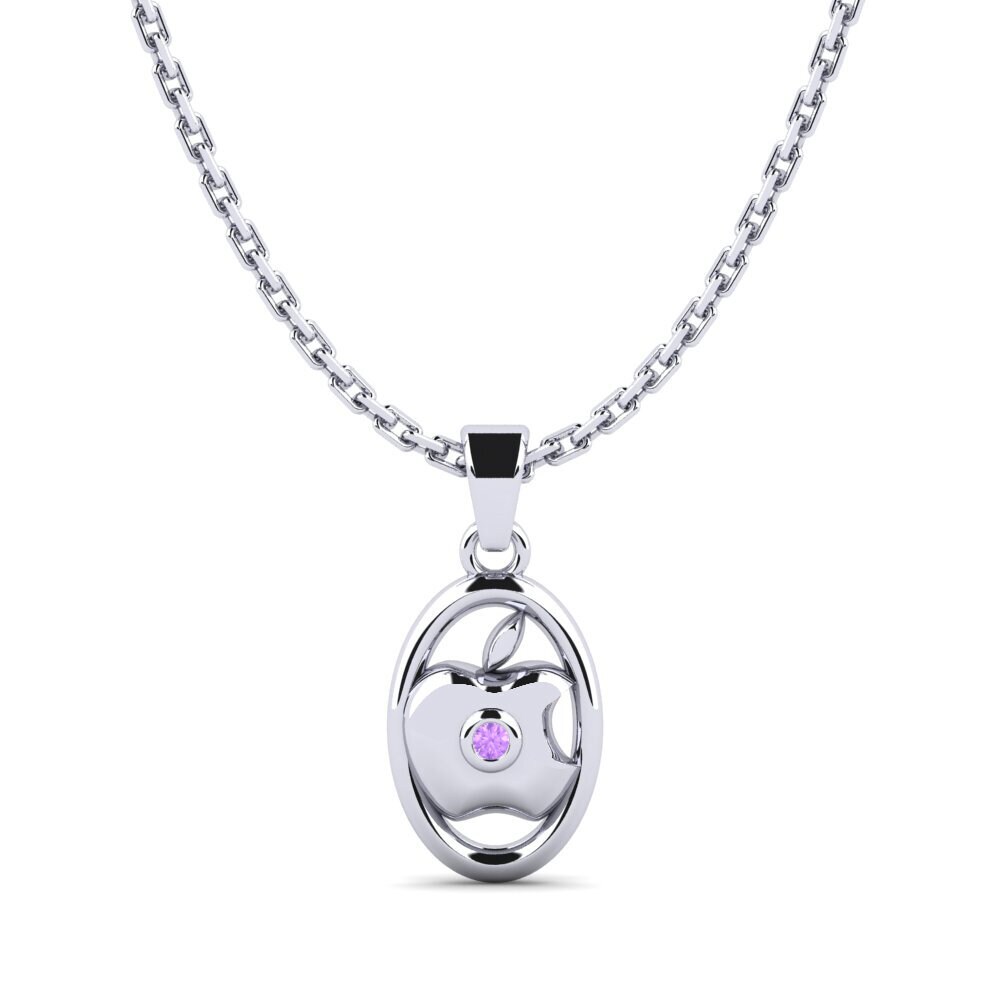 Plata 925 Amatista Colgante de Mujer Utoll