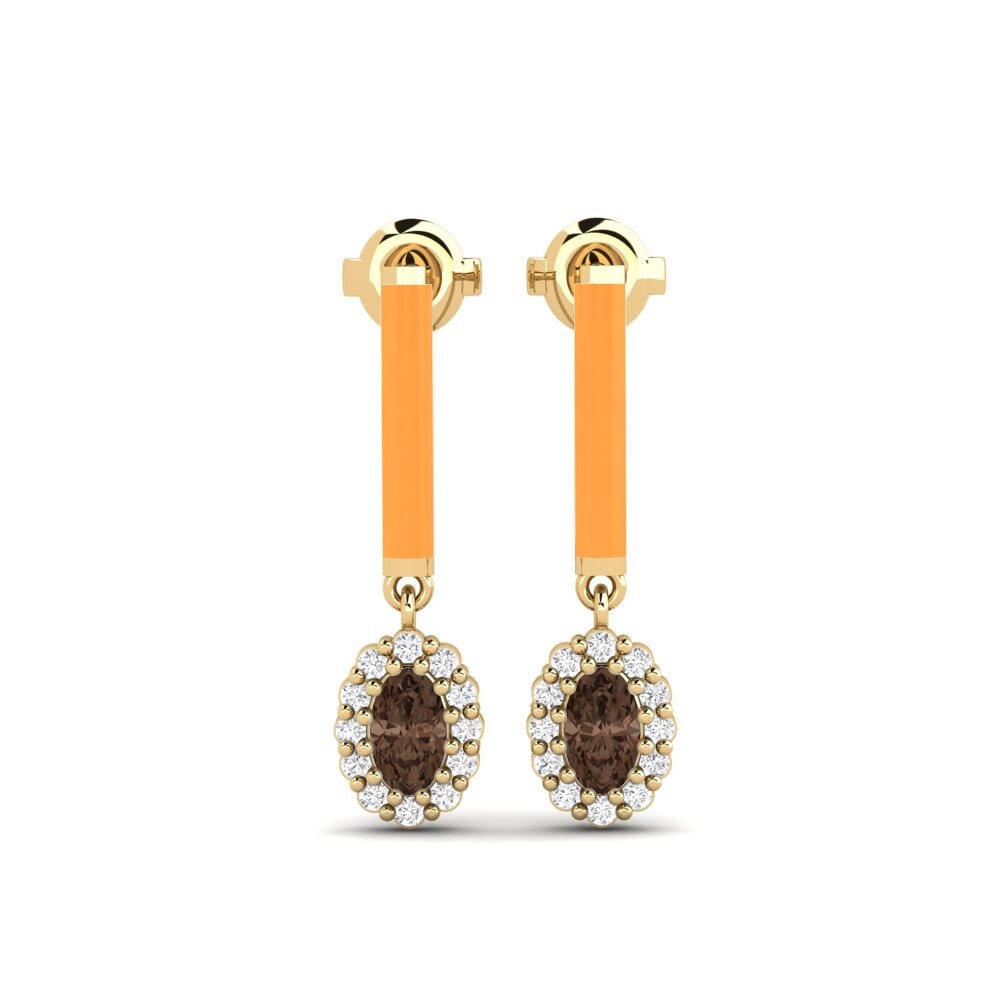 Drops & Dangle Smoky Quartz Earrings
