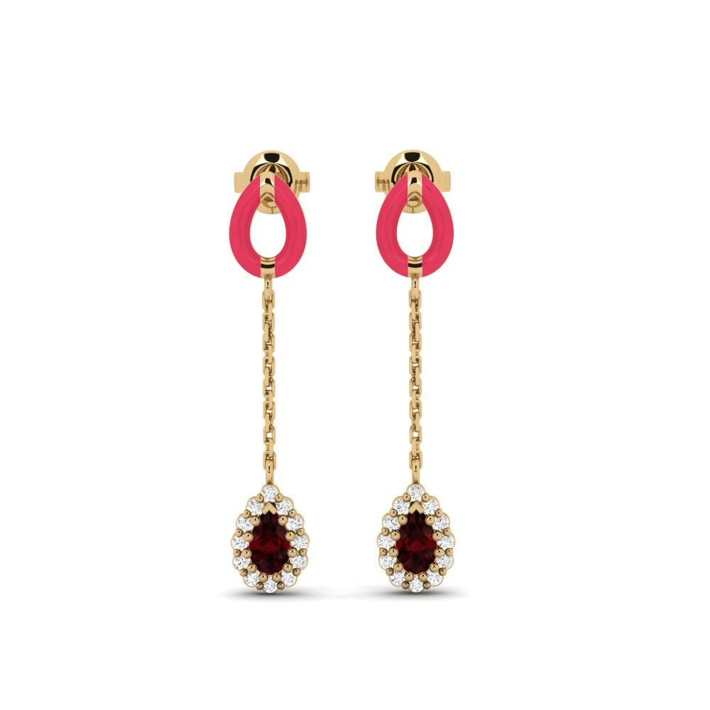 Garnet Women's Earring Groton - B