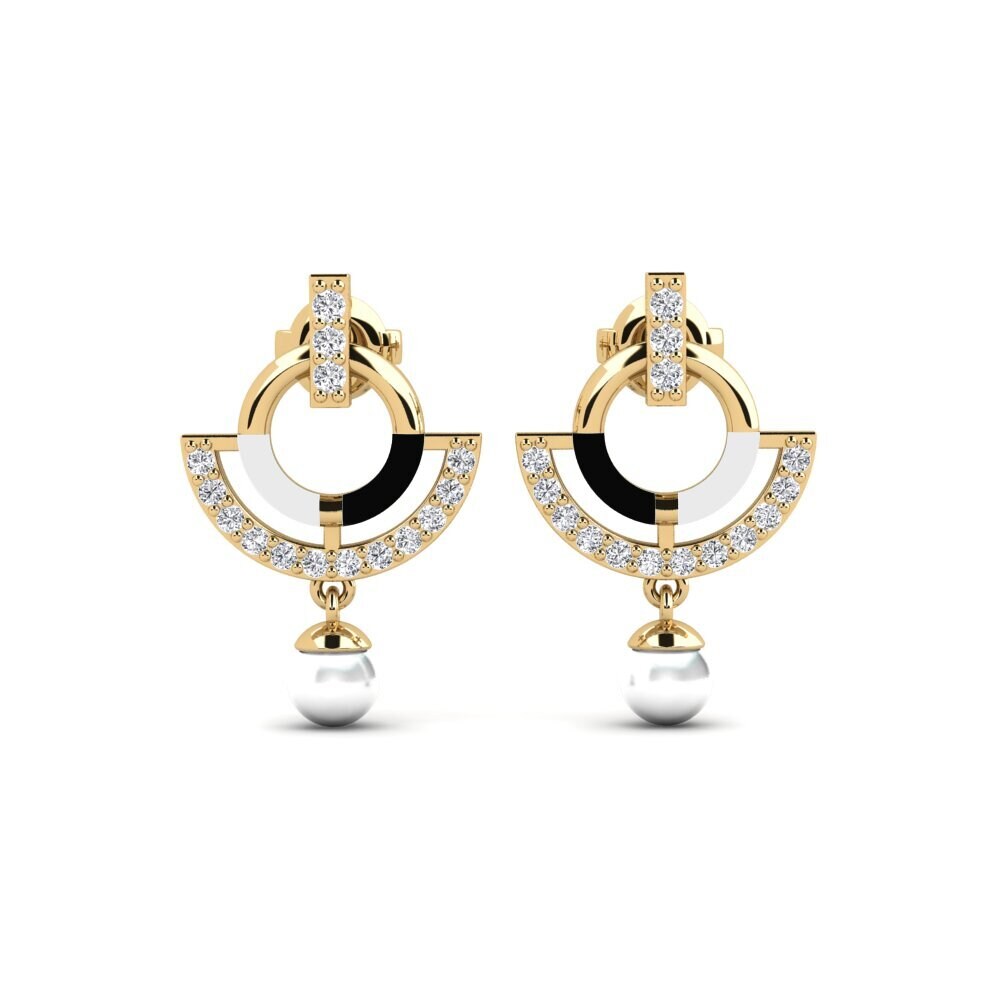 Diamant Damen ohrring Intelligent