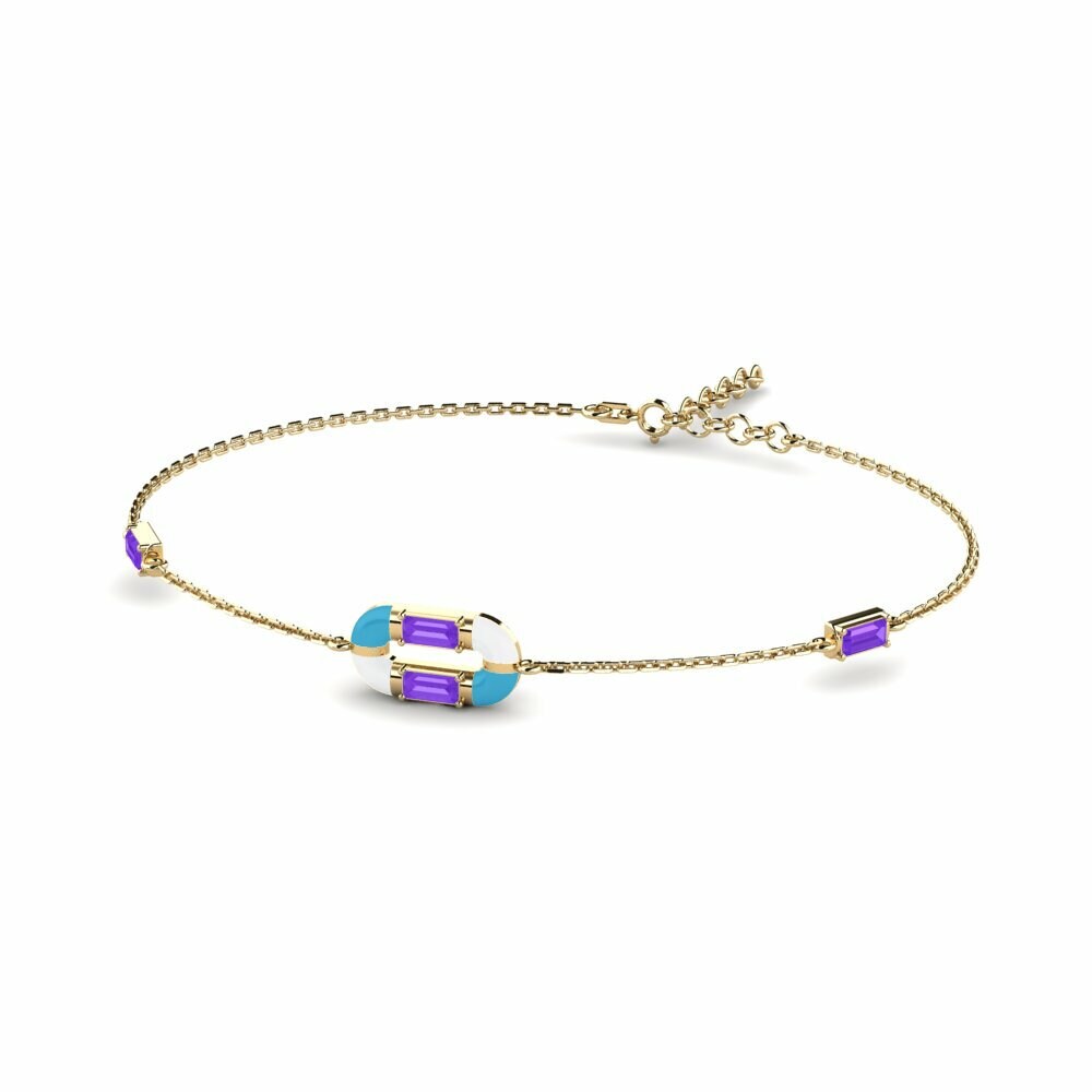 Améthyste Bracelet pour femme Peristerovrachoi