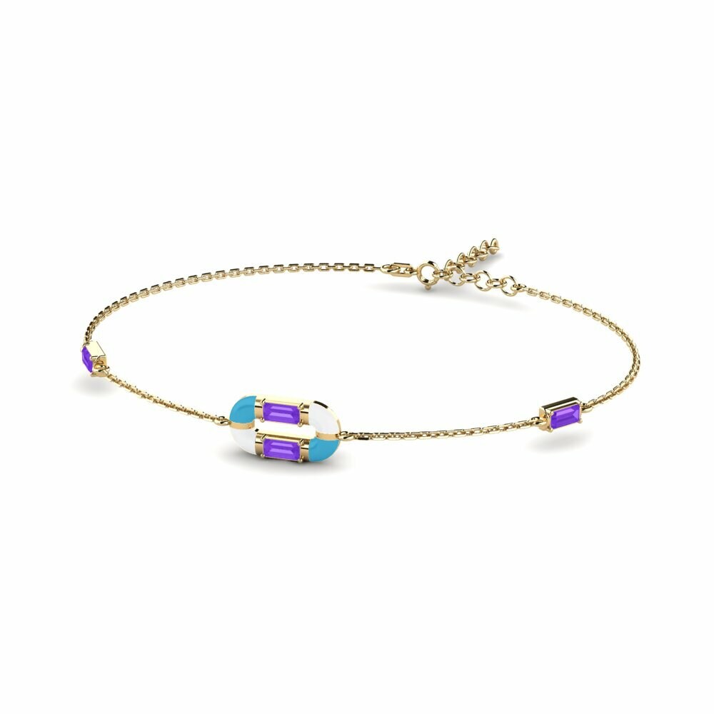 Amethyst Women's Bracelet Peristerovrachoi