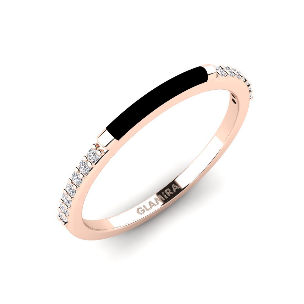14k Oro Rosa Anillo Samothraki