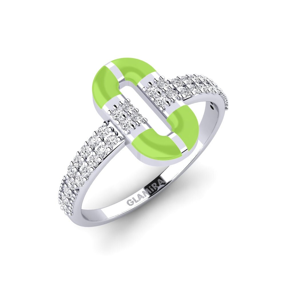 950 Platinum Ring Thassos