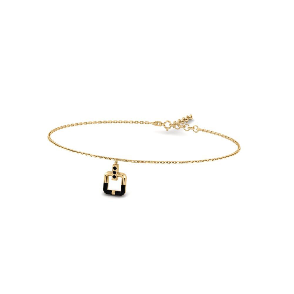 Black Sapphire Women's Bracelet Unlicensed