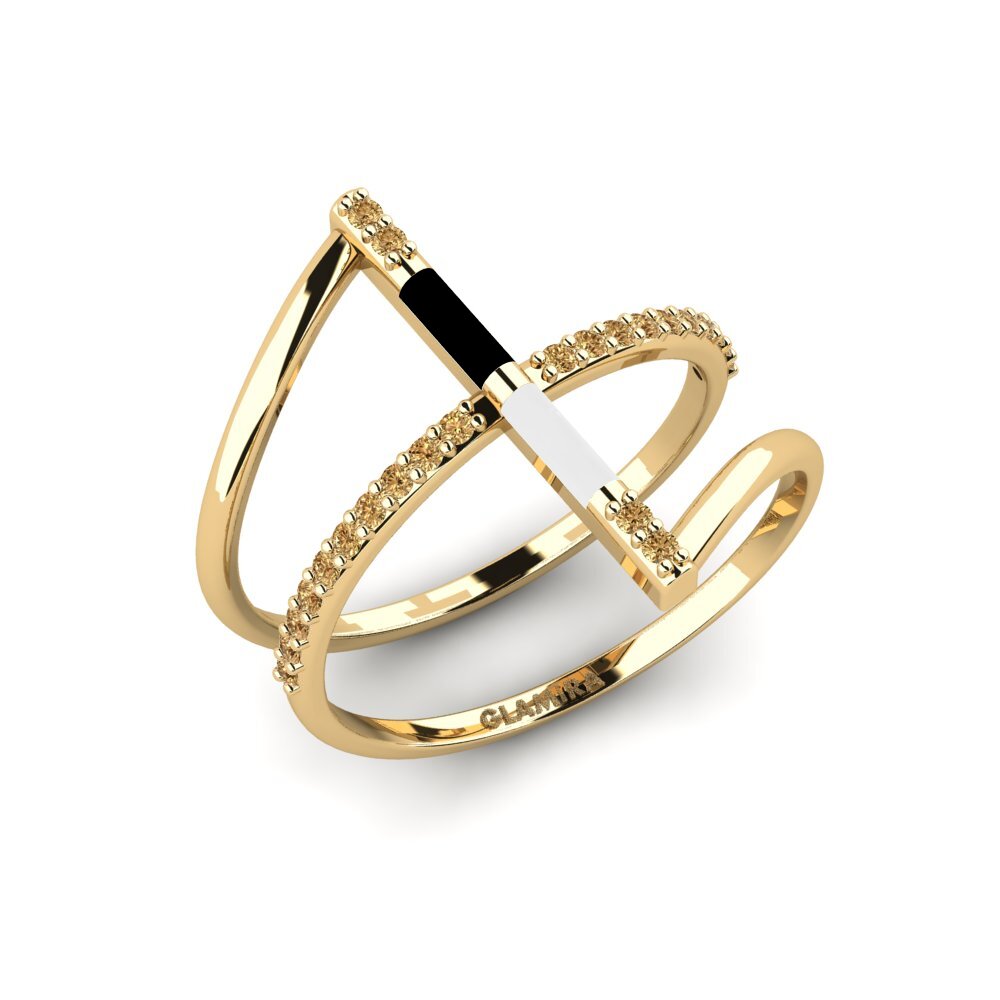 Brauner Diamant Ring Aegina