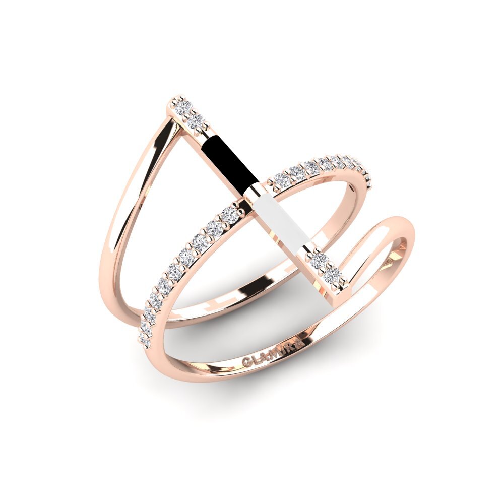 Rotgold 585 Ring Aegina