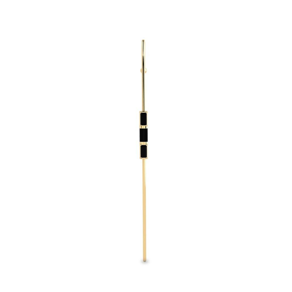 Schwarzer Saphir Ohrpiercings Agria