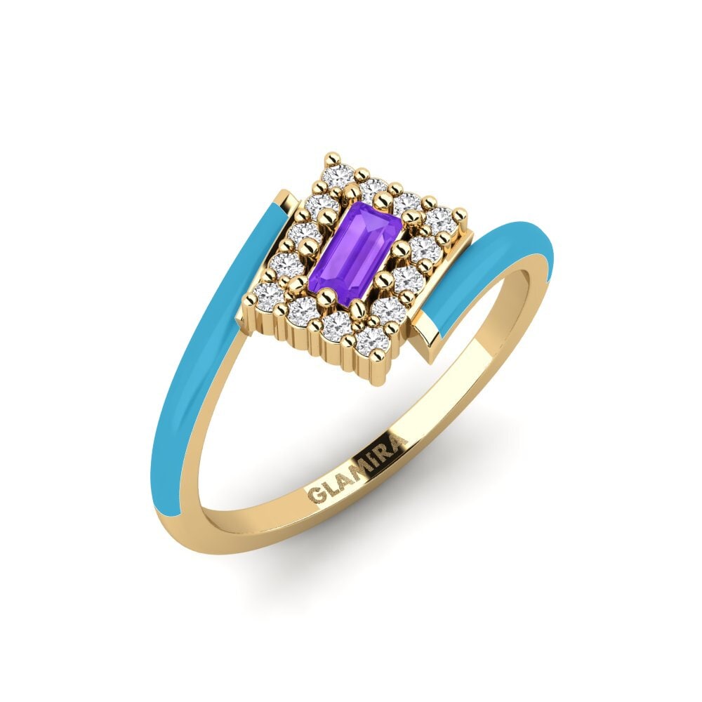 Amethyst Pinky Ring Arcade