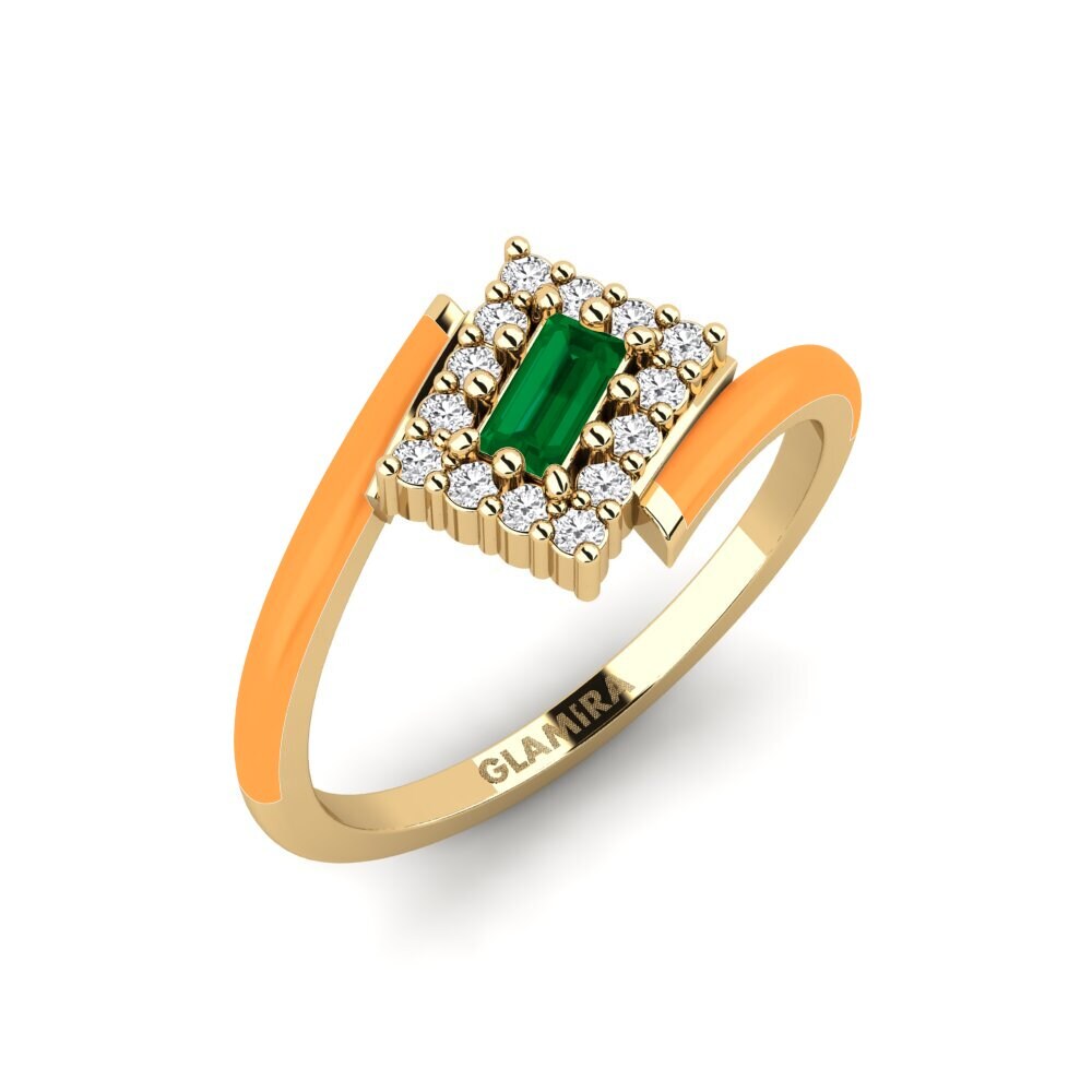 Grüner Zirkonia Pinker Ring Arcade
