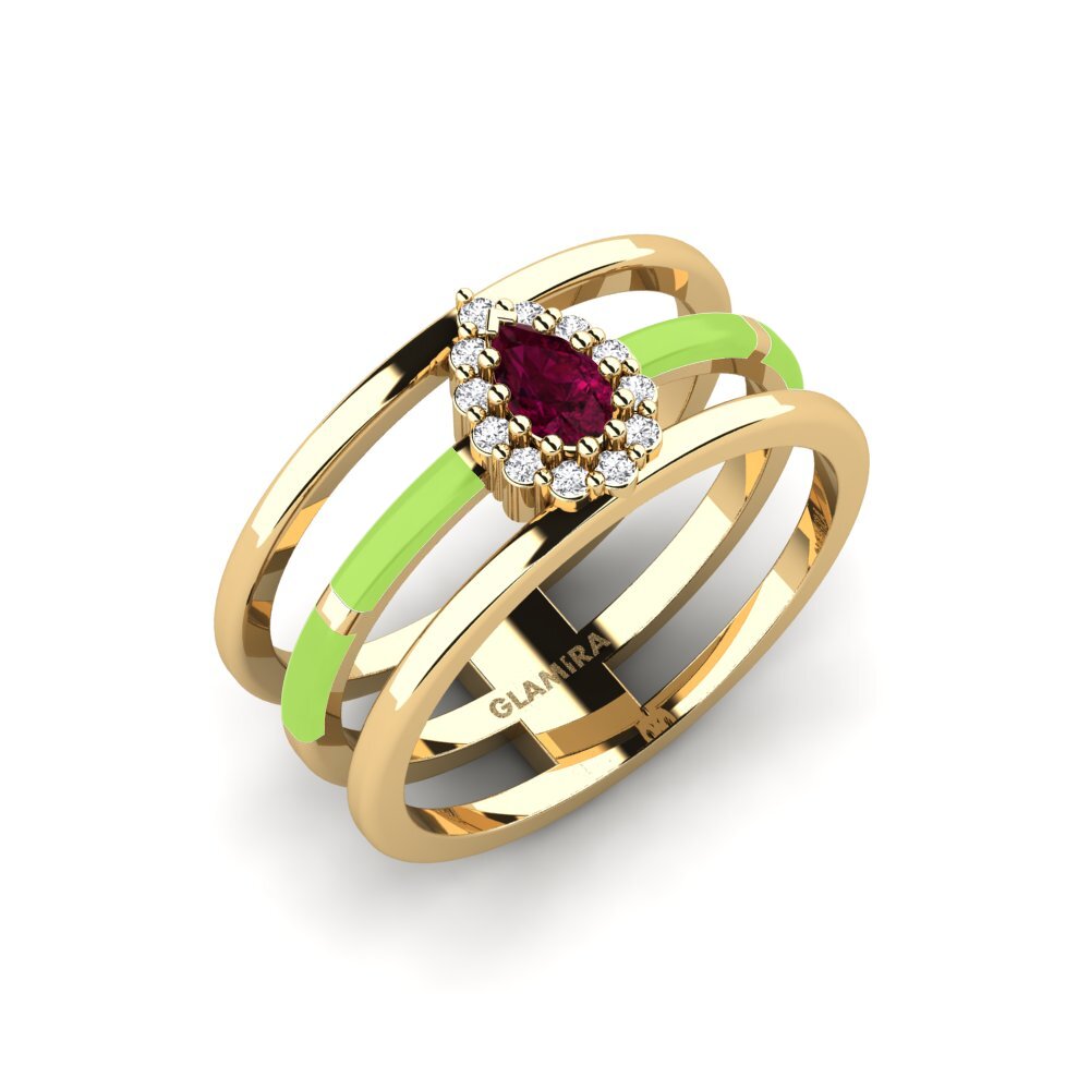 Rhodolite Garnet Ring Craic