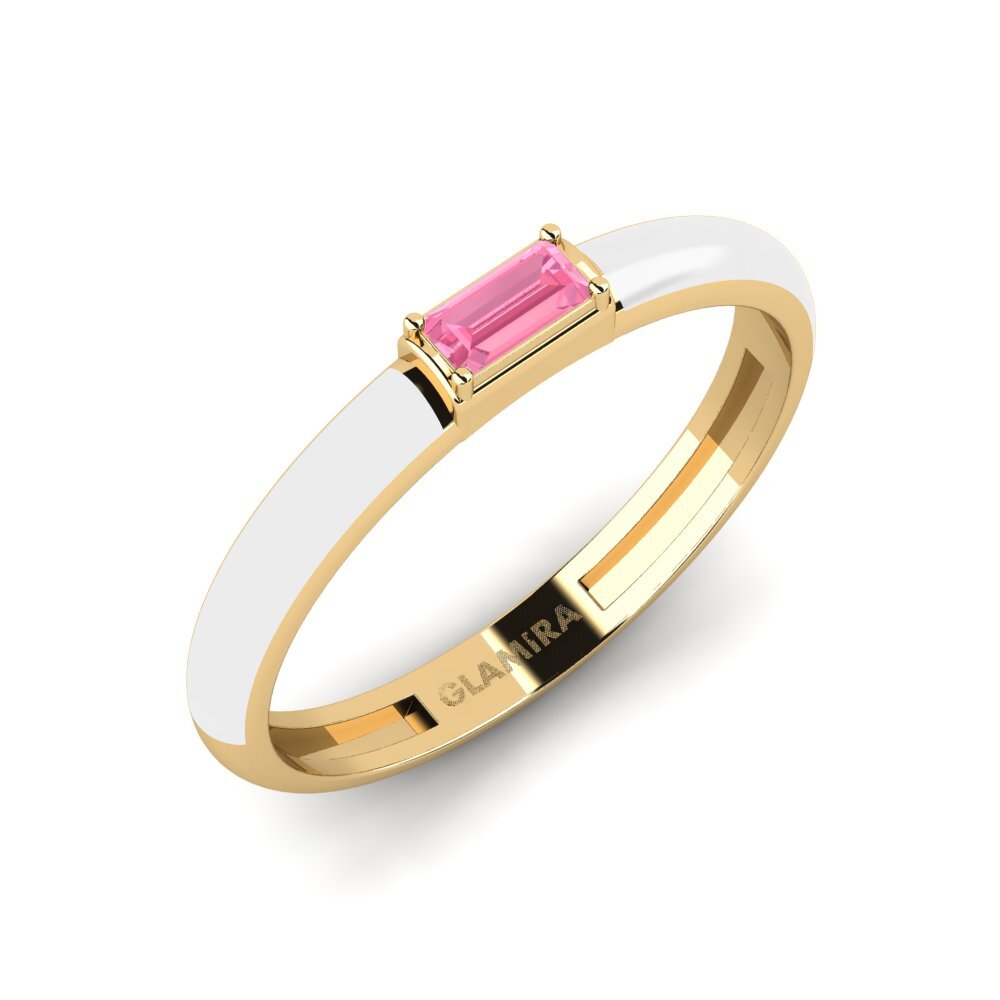 Saphir Rose Bague Dodecanese