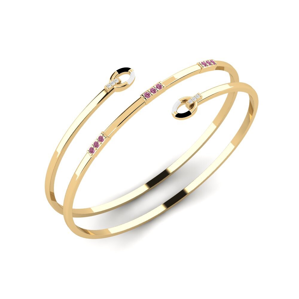 Rhodolite Garnet Women's Bangle Fundamentally