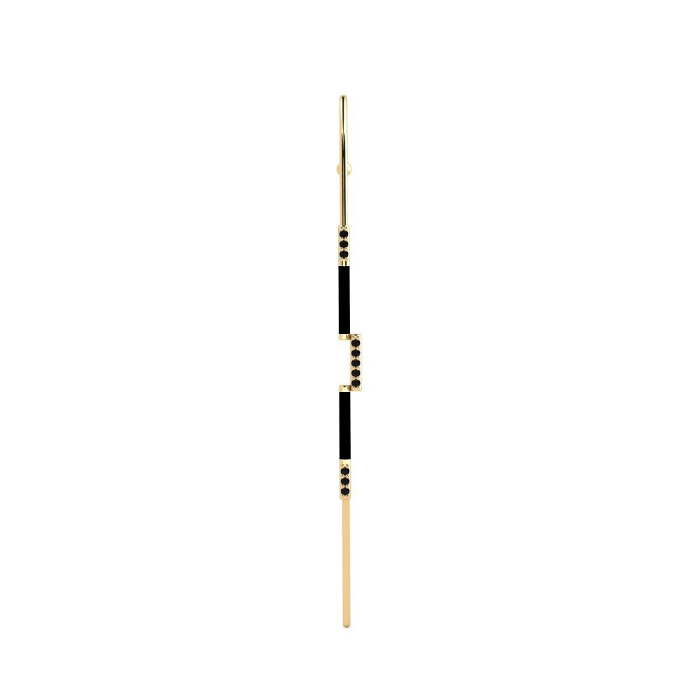 Schwarzer Saphir Ohrpiercings Glaronisi