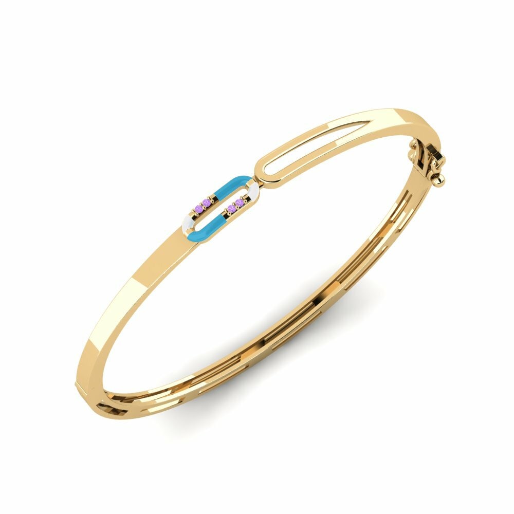 Améthyste Bracelet jonc femme Koursaroi