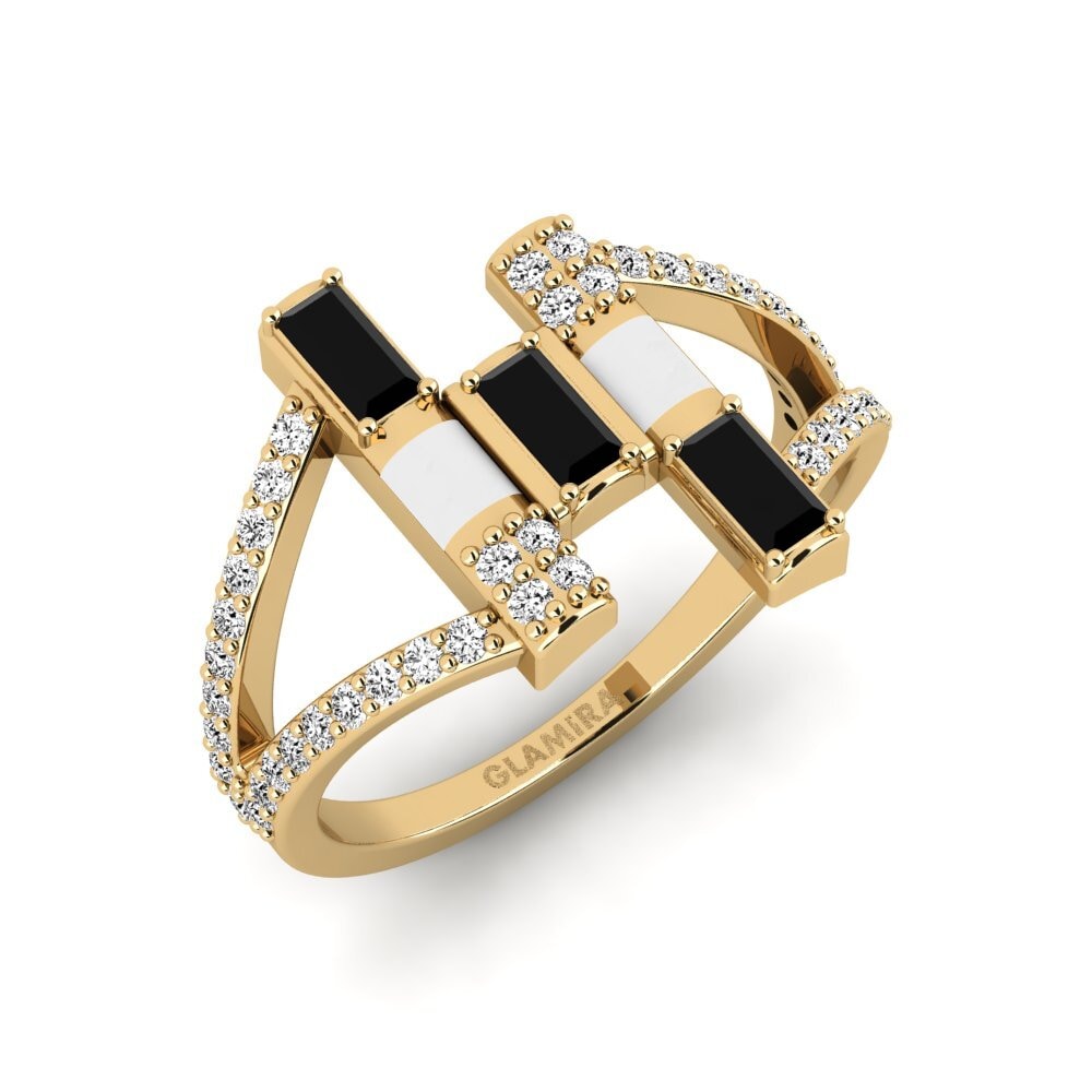 Schwarzer Onyx Ring Lefkada