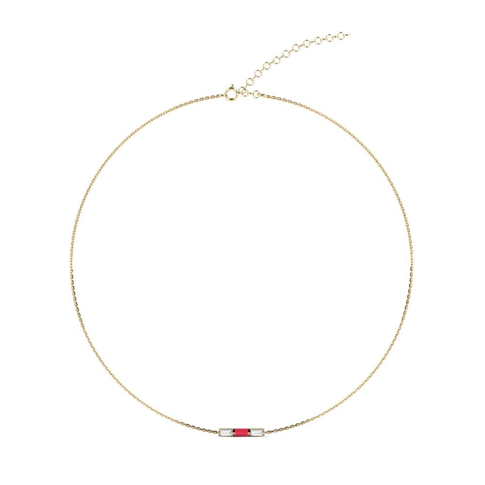 Moissanita Collar Gargantilla de Mujer Macheres