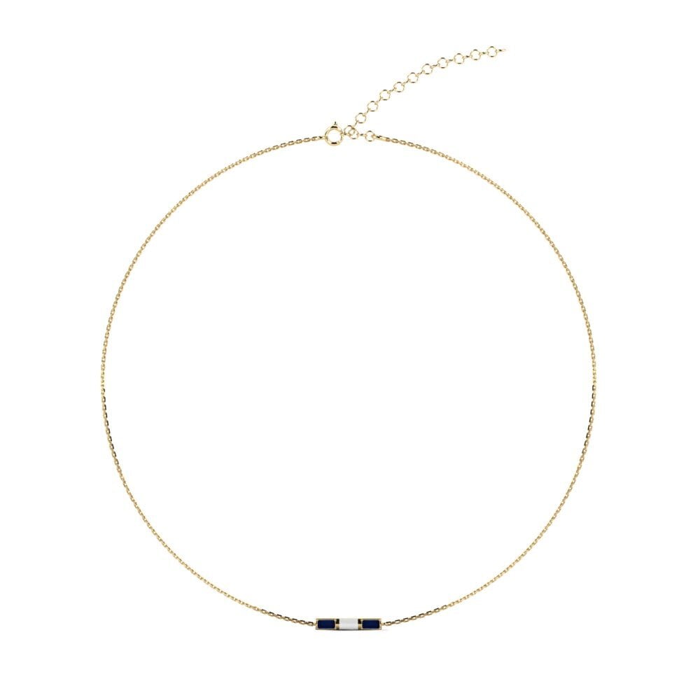 Sapphire Women's Choker Necklace Macheres