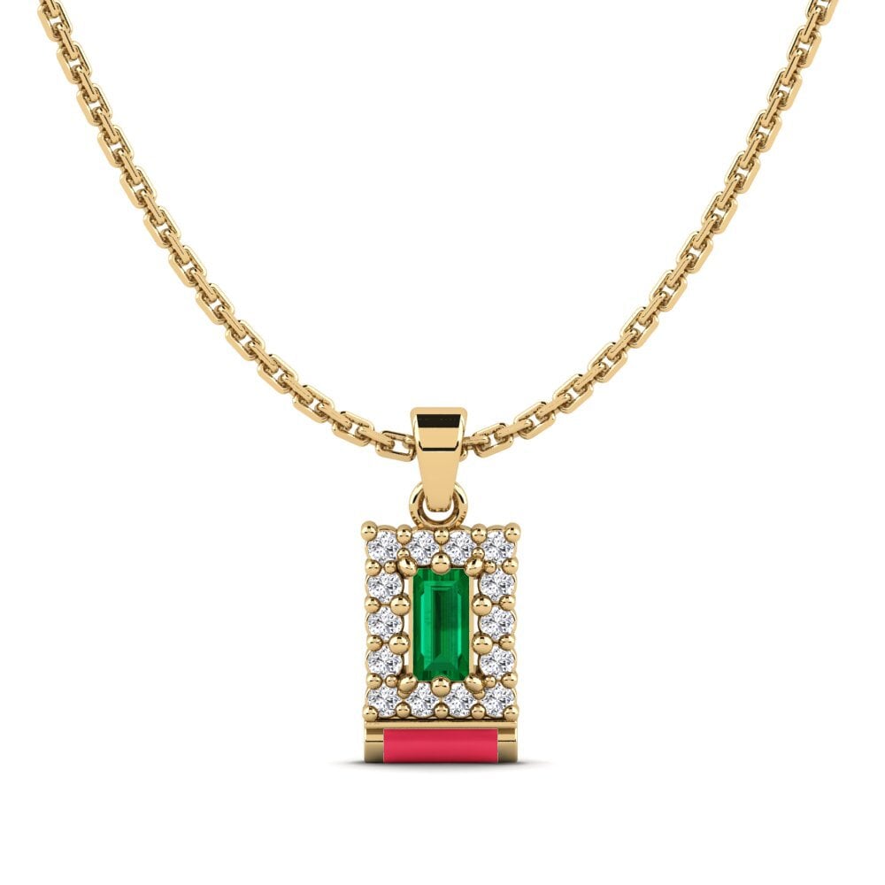 Circonita Verde Colgante de Mujer Mildura