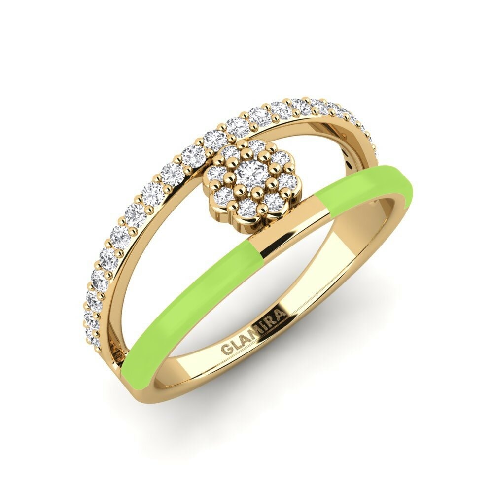 Saphir Blanc Bague Palisade
