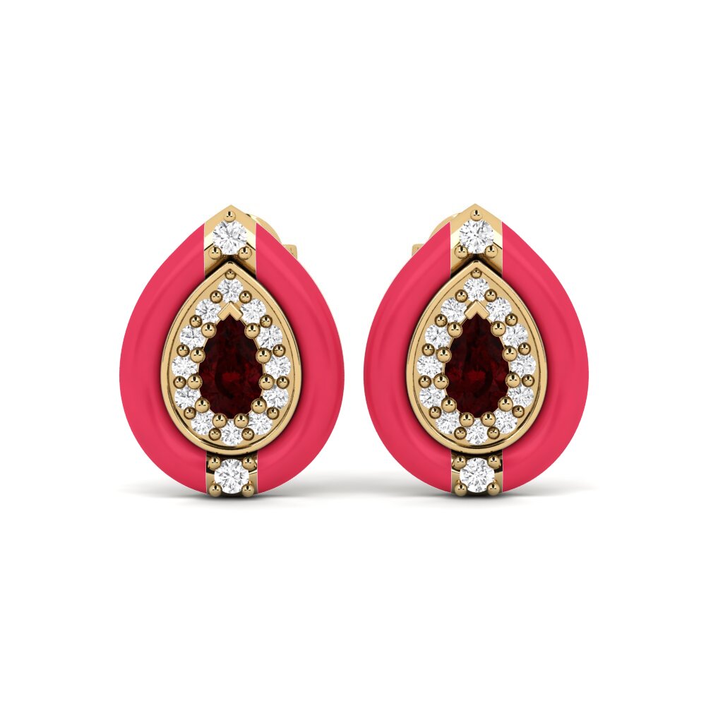 Garnet Women's Earring Paoli