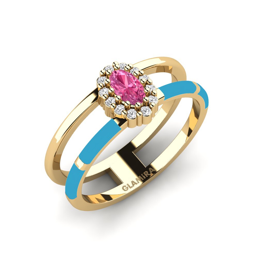 Pink Tourmaline Ring Roligt