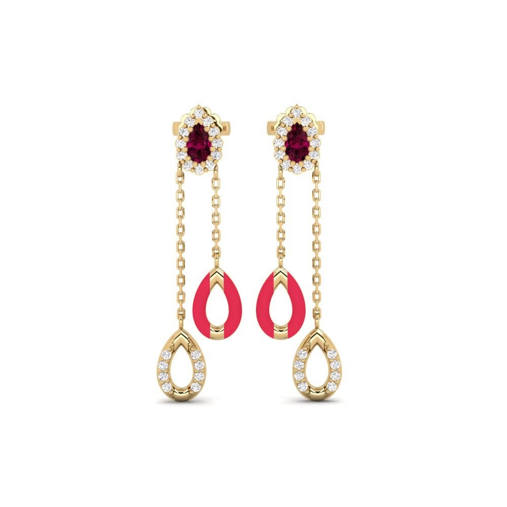 Rhodolite Garnet Women's Earring Starkville