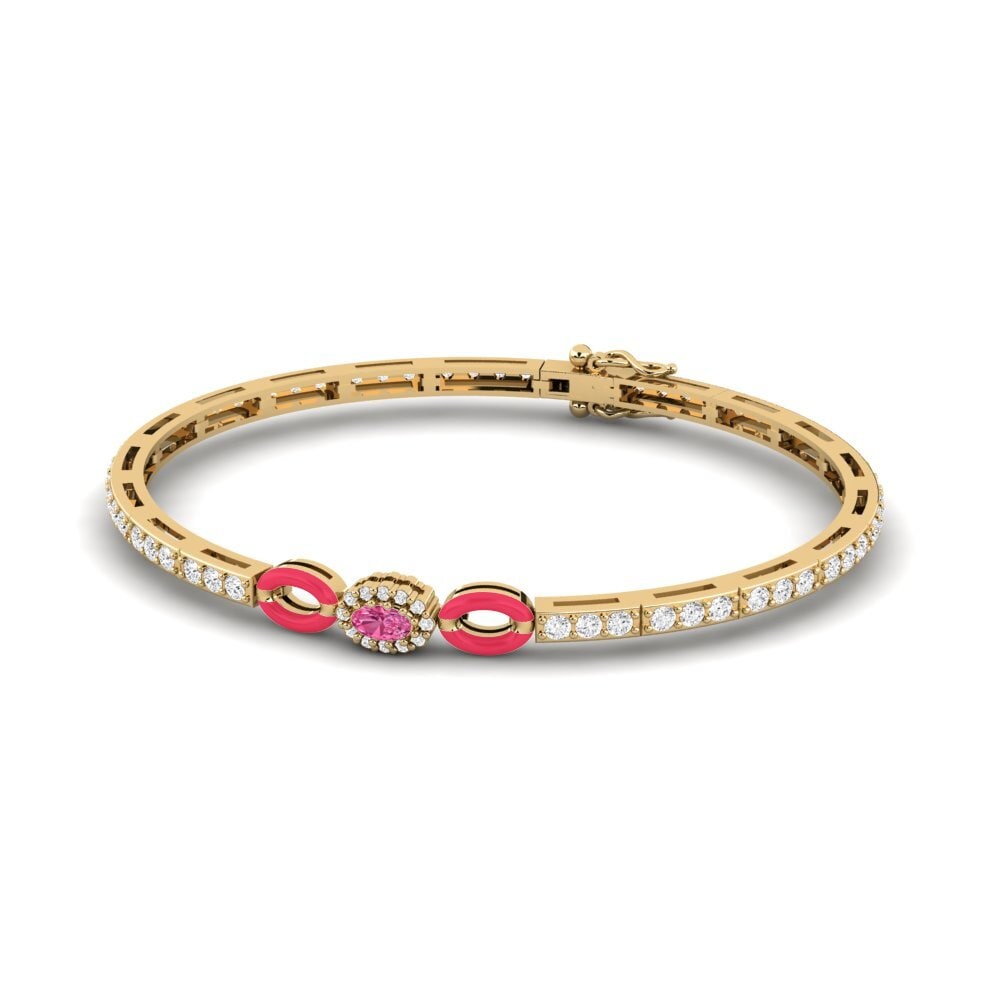 Pink Tourmaline Women's Bracelet Timnath