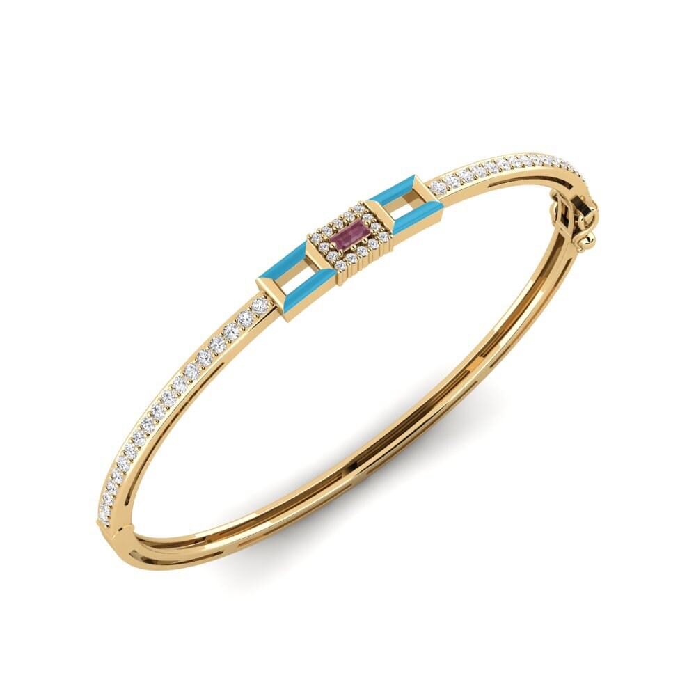 Rhodolite Garnet Women's Bangle Vail