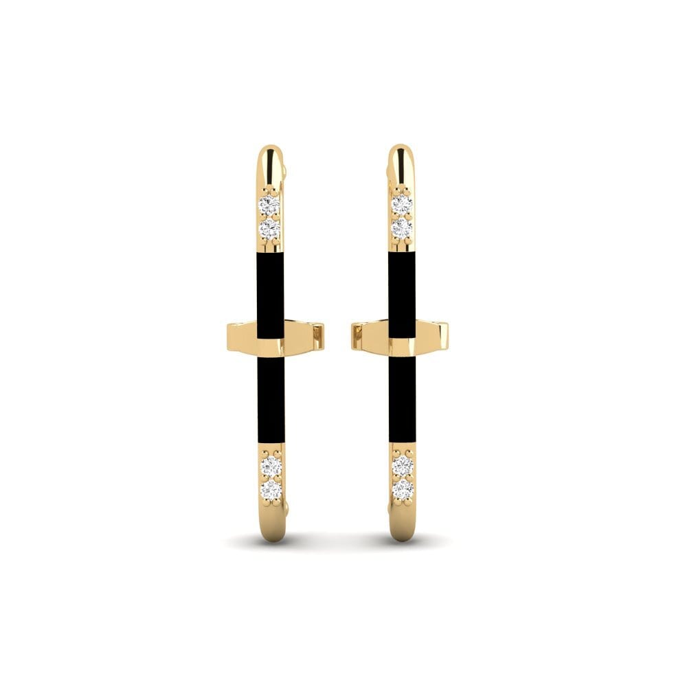Pendientes Moissanita Suspender