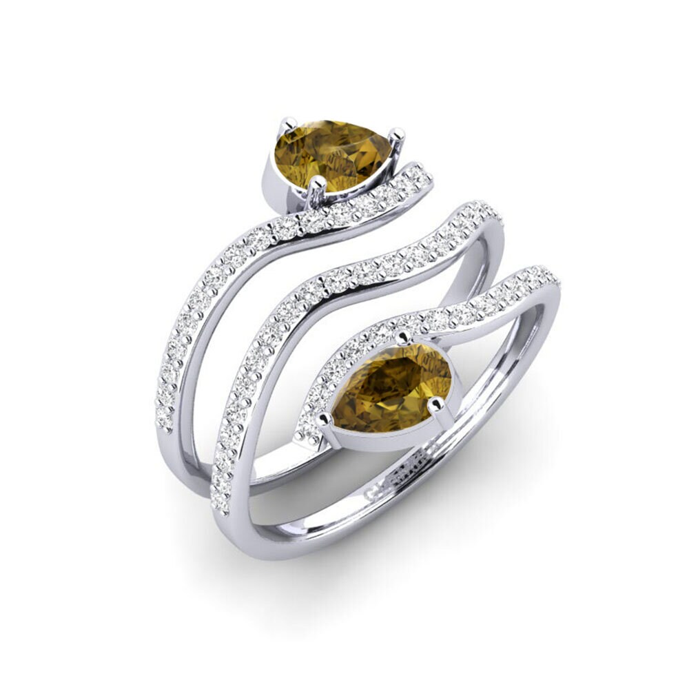 Brown Zircon Ring Antimilos