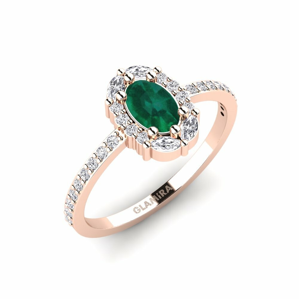 18K Rood Goud Verlovingsring Arefoussa
