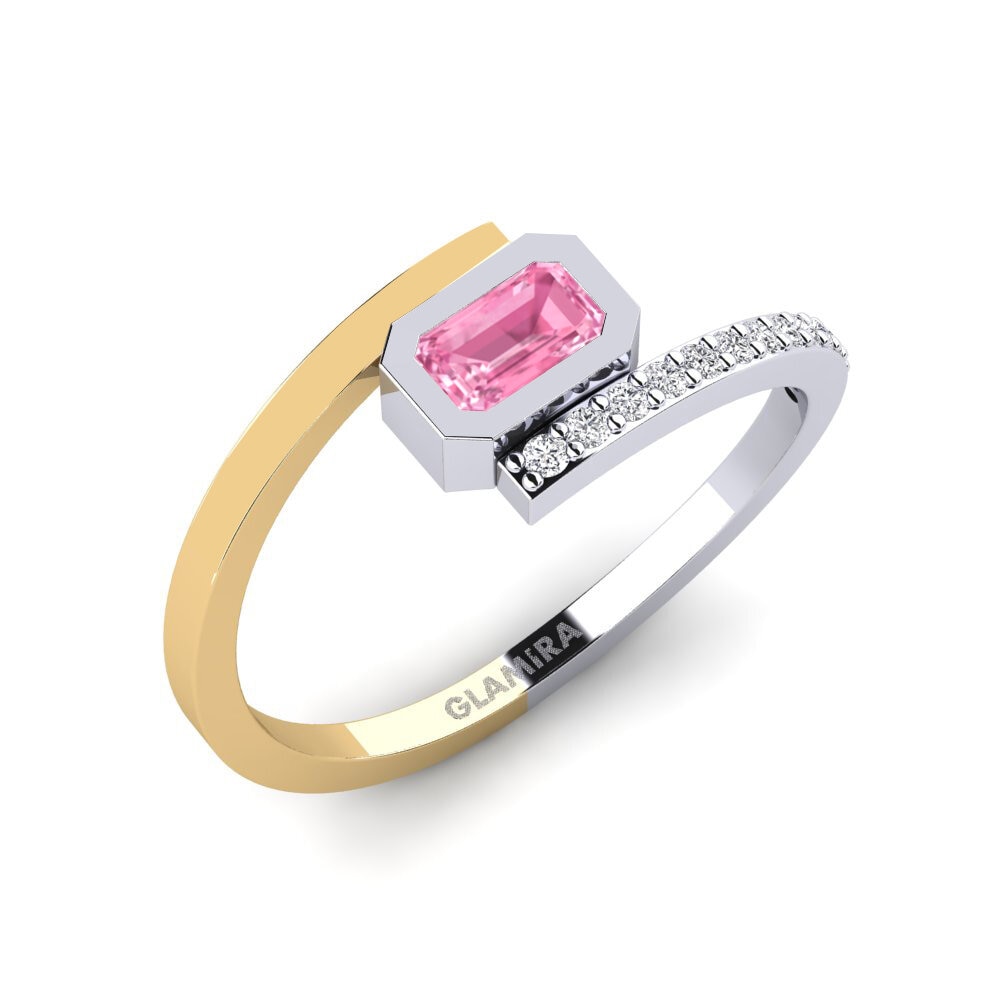 Pink Sapphire Engagement Ring Cantillana