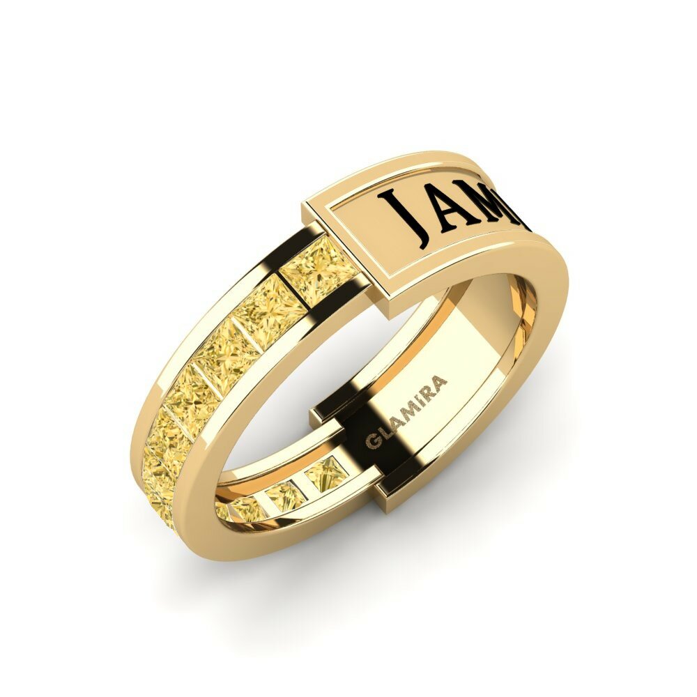 Bague Deregulate Diamant Jaune